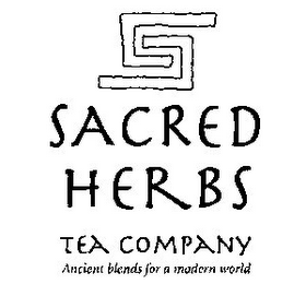 S SACRED HERBS TEA COMPANY ANCIENT BLENDS FOR A MODERN WORLD logo