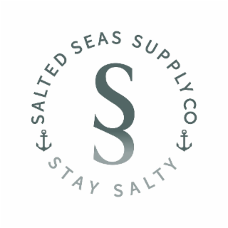 S SALTED SEAS SUPPLY CO STAY SALTY logo