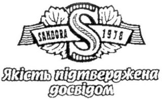S SANDORA 1978 logo