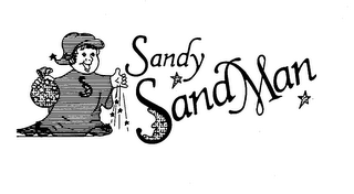 S SANDY SAND MAN logo