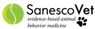 S SANESCOVET EVIDENCE-BASED ANIMAL BEHAVIOR MEDICINE logo