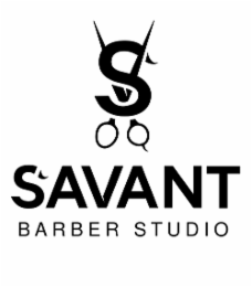 S SAVANT BARBER STUDIO logo