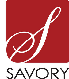S SAVORY logo
