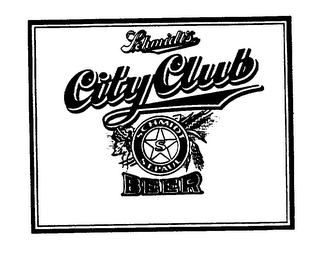 S SCHMIDT'S CITY CLUB SCHMIDT ST. PAUL BEER logo