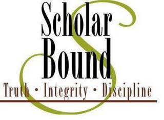 S SCHOLAR BOUND INCORPORATED TRUTH INTEGRITY DISCIPLINE logo