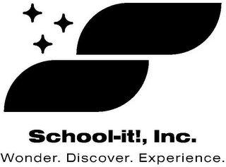 S SCHOOL-IT!, INC. WONDER. DISCOVER. EXPERIENCE. logo