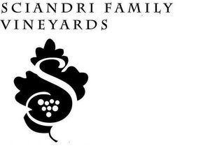S SCIANDRI FAMILY VINEYARDS logo