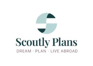 S SCOUTLY PLANS DREAM · PLAN · LIVE ABROAD logo