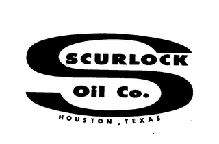 S SCURLOCK OIL CO. HOUSTON, TEXAS logo