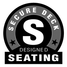 S SECURE DECK DESIGNED SEATING logo