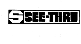 S SEE-THRU logo