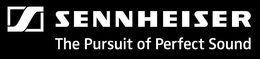 S SENNHEISER THE PURSUIT OF PERFECT SOUND logo