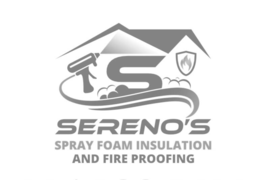 S SERENO'S SPRAY FOAM INSULATION AND FIRE PROOFING logo