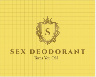 S SEX DEODORANT TURNS YOU ON logo