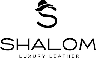 S SHALOM LUXURY LEATHER logo