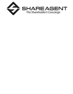 S SHAREAGENT THE SHAREHOLDER'S CONCIERGE logo