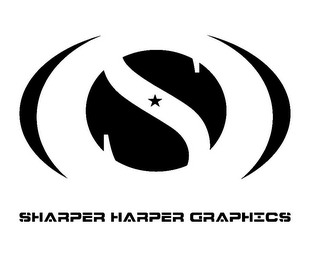 S SHARPER HARPER GRAPHICS logo