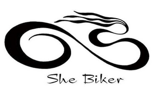S SHE BIKER logo