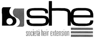 S SHE SOCIETÀ HAIR EXTENSION