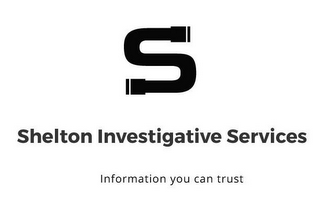 S SHELTON INVESTIGATIVE SERVICES INFORMATION YOU CAN TRUST logo