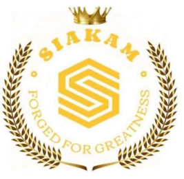 S SIAKAM FORGED FOR GREATNESS logo