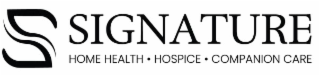 S SIGNATURE HOME HEALTH HOSPICE COMPANION CARE logo