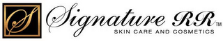 S SIGNATURE RR SKIN CARE AND COSMETICS logo