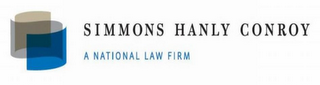 S SIMMONS HANLY CONROY A NATIONAL LAW FIRM logo