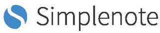 S SIMPLENOTE logo