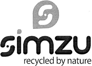 S SIMZU RECYCLED BY NATURE logo