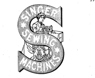 S SINGER SEWING MACHINES THE SINGER MANFG. CO. logo