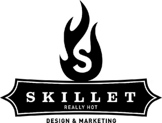 S SKILLET REALLY HOT DESIGN & MARKETING logo