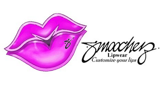 ·S ·SMOOCHEZ· LIPWEAR CUSTOMIZE YOUR LIPS logo