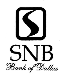 S SNB BANK OF DALLAS logo
