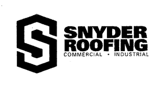 S SNYDER ROOFING COMMERCIAL INDUSTRIAL logo