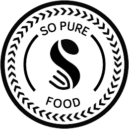 S SO PURE FOOD logo