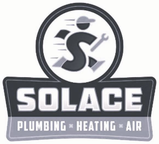 S SOLACE PLUMBING X HEATING X AIR logo