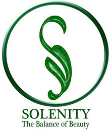 S SOLENITY THE BALANCE OF BEAUTY logo