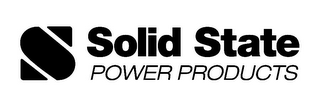 S SOLID STATE POWER PRODUCTS logo