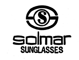 S SOLMAR SUNGLASSES logo