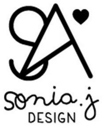 S SONIA.J DESIGN logo