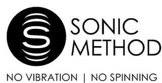 S SONIC METHOD NO VIBRATION NO SPINNING logo
