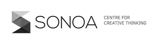 S SONOA CENTRE FOR CREATIVE THINKING logo