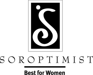 S SOROPTIMIST BEST FOR WOMEN logo