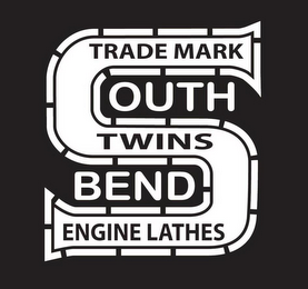 S SOUTH BEND TRADE MARK TWINS AND ENGINE  LATHES logo