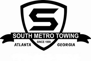 S SOUTH METRO TOWING SINCE 1999 ATLANTA GEORGIA logo