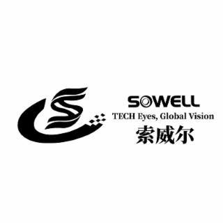 S SOWELL TECH EYES, GLOBAL VISION logo
