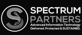S SPECTRUM PARTNERS ADVANCED INFORMATION TECHNOLOGY DELIVERED, PROTECTED & SUSTAINED. logo