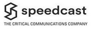 S SPEEDCAST THE CRITICAL COMMUNICATIONS COMPANY logo