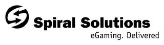 S SPIRAL SOLUTIONS EGAMING. DELIVERED logo